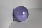 Glazen licht paarse bol met diameter 60 mm.