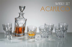 ACAPULCO WHISKY SET (1 KARAFA + 6 GLAZEN)