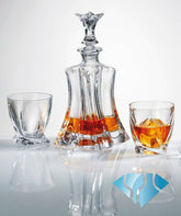 FLORALE WHISKY SET (1 KARAF + 6 GLAZEN)