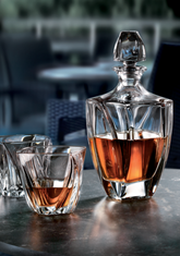 NEPTUNE WHISKY SET (1 KARAF + 6 GLAZEN)