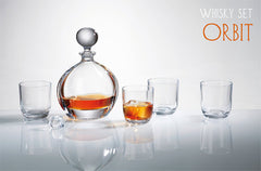 Orbit Whiskey Set Kristal - 650 ml +280 ml.