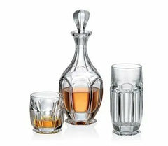 SAFARI WHISKY SET (1 KARAF + 6 GLAZEN)