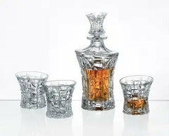 PATRIOT WHISKY SET (1 KARAF + 6 GLAZEN)