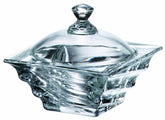 Casablanca Bonbonnière - Kristal - 18 cm./met deksel/