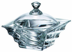 Casablanca Bonbonnière - Kristal - 18 cm./met deksel/