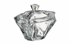 Enigma Bonbonnière - Kristal - 22 cm./met deksel/