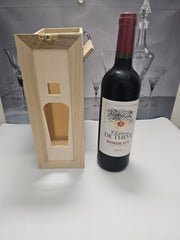 Exclusieve wijnset - wijnkist met 0,7 l fles - Château de Thève 2022