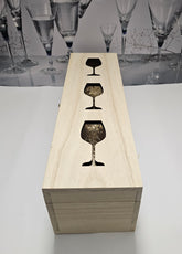 Modern wijnset - wijnkist met 0,7 l fles - L'Enclos du juges les Ferboy 2020