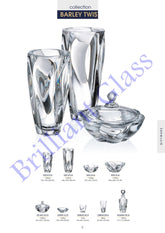 Barley Twist Vaas Kristal- 25,5 cm.