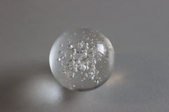 Glazen bol bubbles diameter 50 mm.