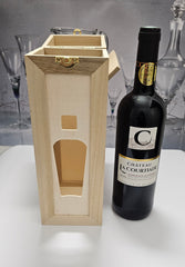 Exclusieve wijnset - wijnkist met 0,7 l fles - Château la Courtiade 2019