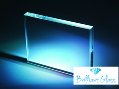 Glazen plaat 100x75x10 mm