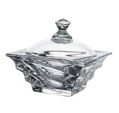 Casablanca Bonbonnière - Kristal - 18 cm./met deksel/