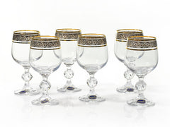 STERNA Wijnglas goud en platina 230 ml.