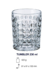 DIAMOND Whisky glazen 6st.