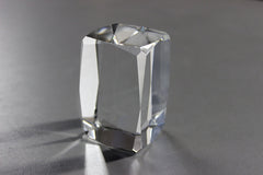 Glasblok 50x50x80 mm - decoratieve facetten