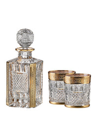 WHISKY SET FELICIE ROMANTIC (1 KARAF + 2 GLAZEN)