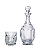 SAFARI WHISKY SET (1 KARAF + 6 GLAZEN)