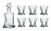 WHISKY SET QUADRO (1 KARAF + 6 GLAZEN)