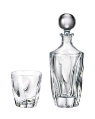 Barley Twist WHISKY SET (1 KARAF + 6 GLAZEN)