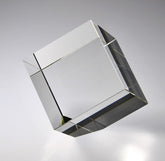 Glazen Kubus 40 mm met gekrompen hoek