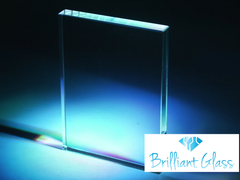 Glazen plaat 100x75x10 mm