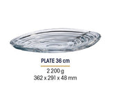 CASABLANCA Bord Kristal 36 Cm.