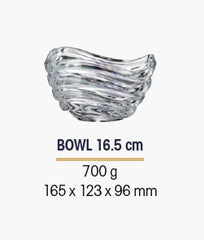 Wave bonbonniere - Kristal - 16.5cm.