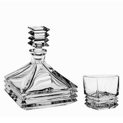 Maria Whiskey set-Kristal - 500 ml + 240 ml - 1+6