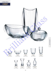 Orbit Bonbonnière- Kristal- 18 cm./met deksel/