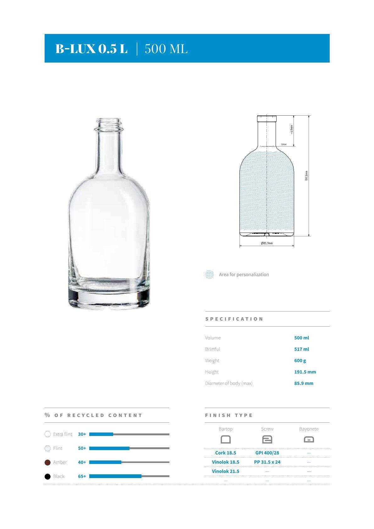 Fles - 006 - 0,5L