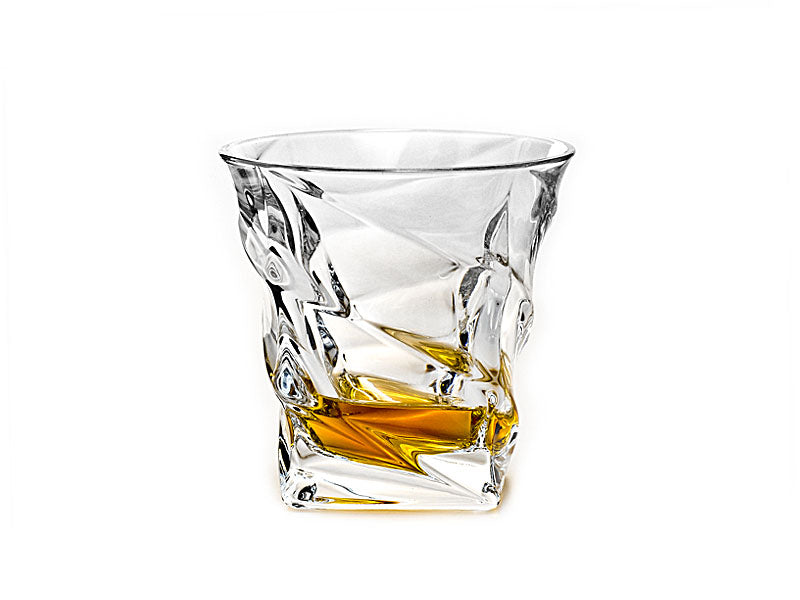 CASABLANCA Kristal whisky glazen 300 ml.-6 stuks