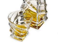 CASABLANCA Kristal whisky glazen 300 ml.-6 stuks