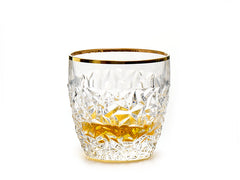 Nicolette Gouden Rand Whisky set Kristal