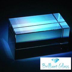 Glasblok 60x60x110 mm